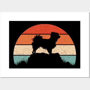 Chihuahua Sunset Retro Posters and Art